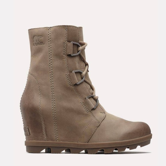 SOREL JOAN OF ARCTIC WEDGE II BOOT SZ 9 Tan - Picture 15 of 15